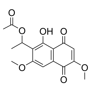 2,7-Dimethoxy-6-Acetoxyethyl)juglone